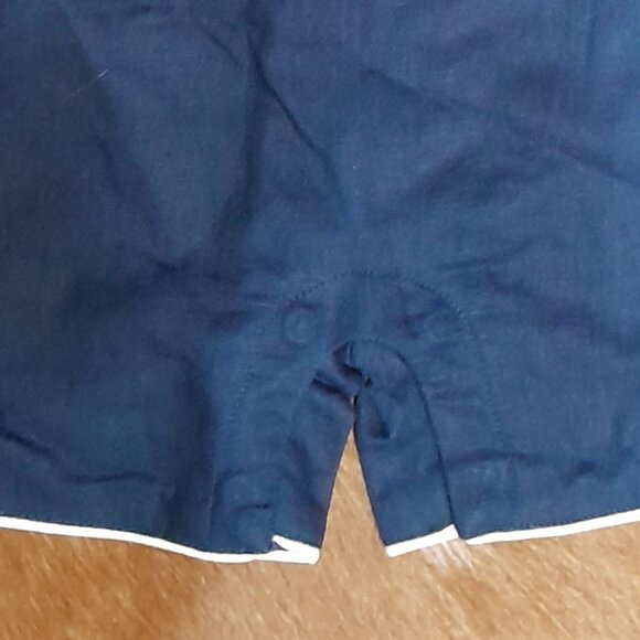 JANIE & JACK Boy's Navy Blue Sailor Suit Romper One Piece Size 12-18 months - Picture 4 of 4
